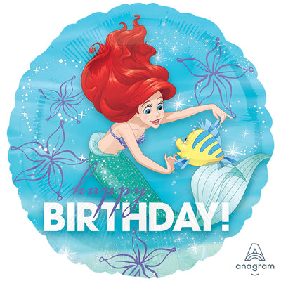 Balon Folie Ariel Dream Big Happy Birthday 43cm ANAGRAM 3393501