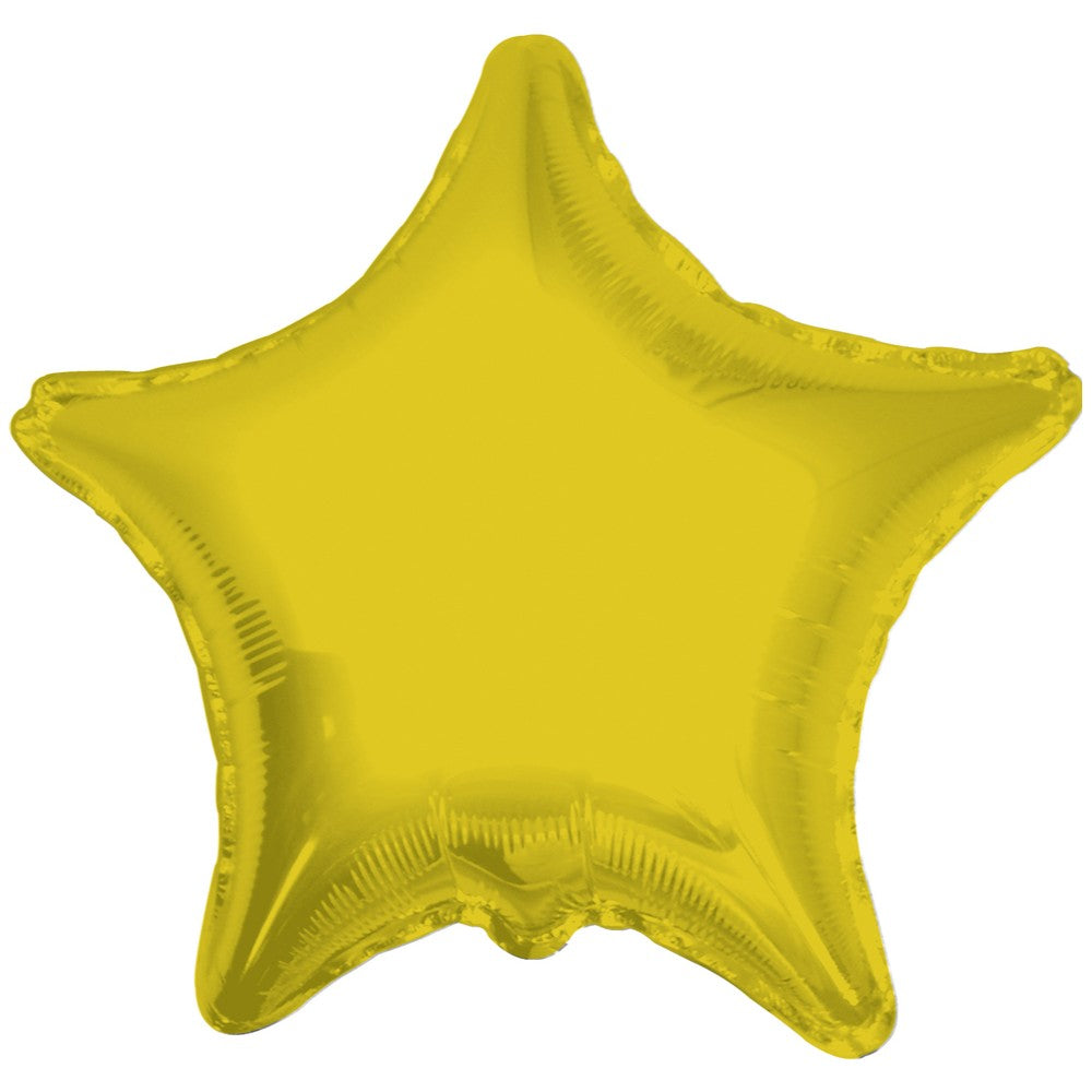 Balon Folie Stea Aurie 55cm