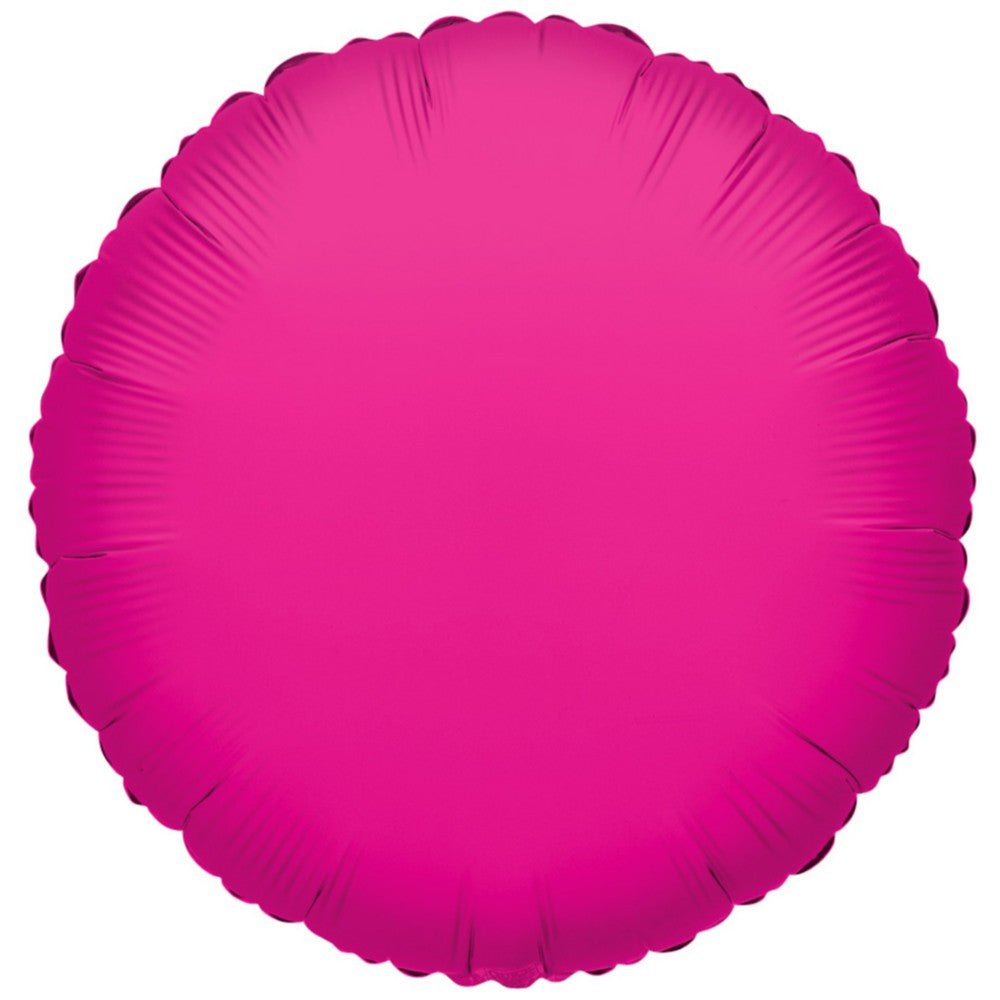 Balon folie 45 cm rotund fucsia