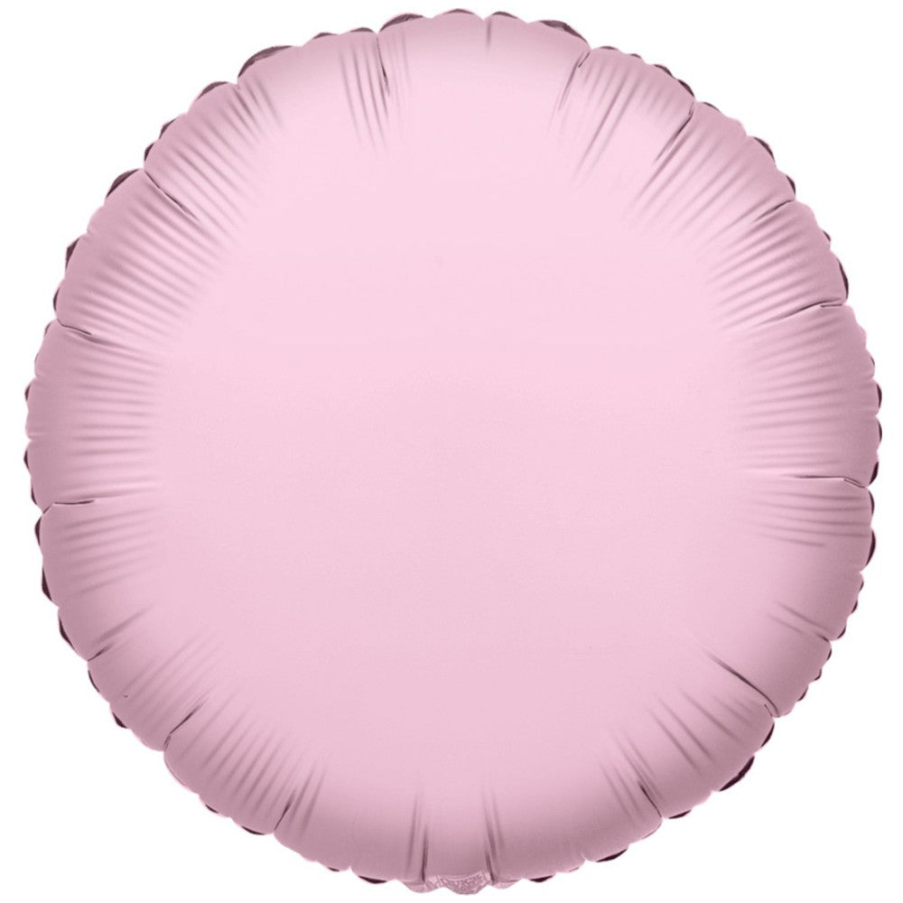 Balon Folie Rotund Roz Deschis 45cm