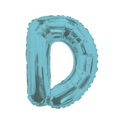 35cm Foil Balloon Letter D BLUE 34825-14