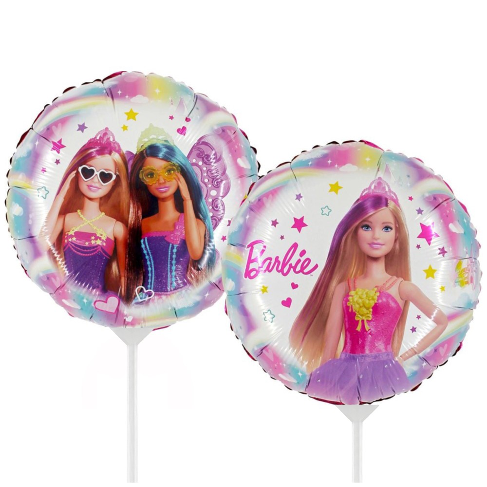 Foil Balloon Mini-Figure Barbie (AIR) 19cm Grabo