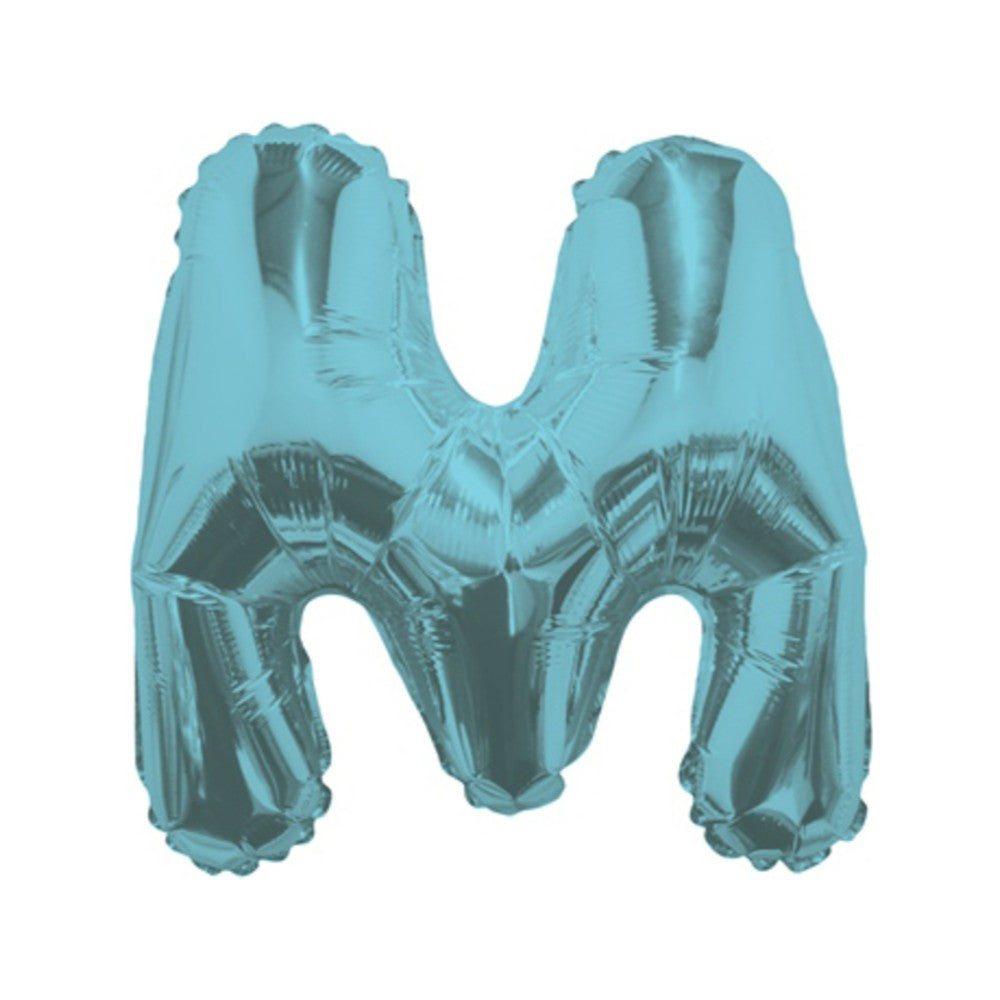 Foil Balloon 35cm Letter M BLUE 34834-14