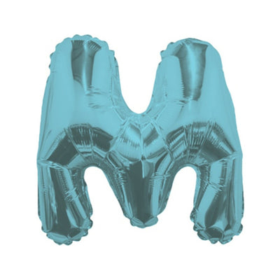 Foil Balloon 35cm Letter M BLUE 34834-14