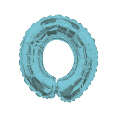 Foil balloon 35cm letter O BLUE 34836-14