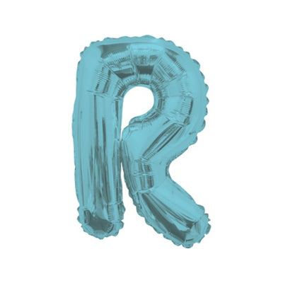 Foil Balloon 35cm Letter R BLUE 34839-14