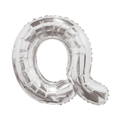 Balon folie 35cm Litera Q ARGINTIU 34910-14