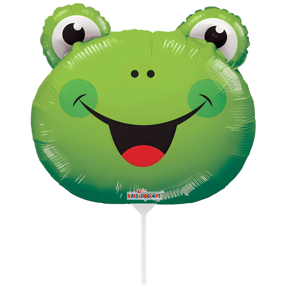 Foil Balloon Mini-Figure Frog Head (AIR) 35cm 34999-14