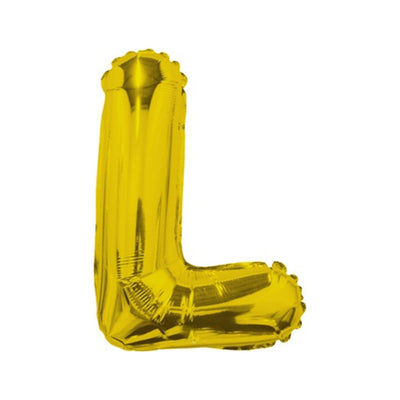 Foil Balloon 35cm Letter L GOLD 35079-14
