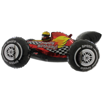 Supershape 3D Racing Car Foil Balloon 91 cm Grabo