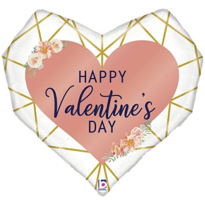 Jumbo Valentine's Heart Foil Balloon 74 cm Grabo