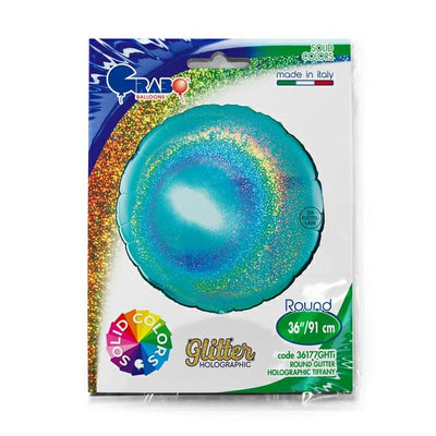 Grabo 91 cm Tiffany Holographic Round Jumbo Foil Balloon
