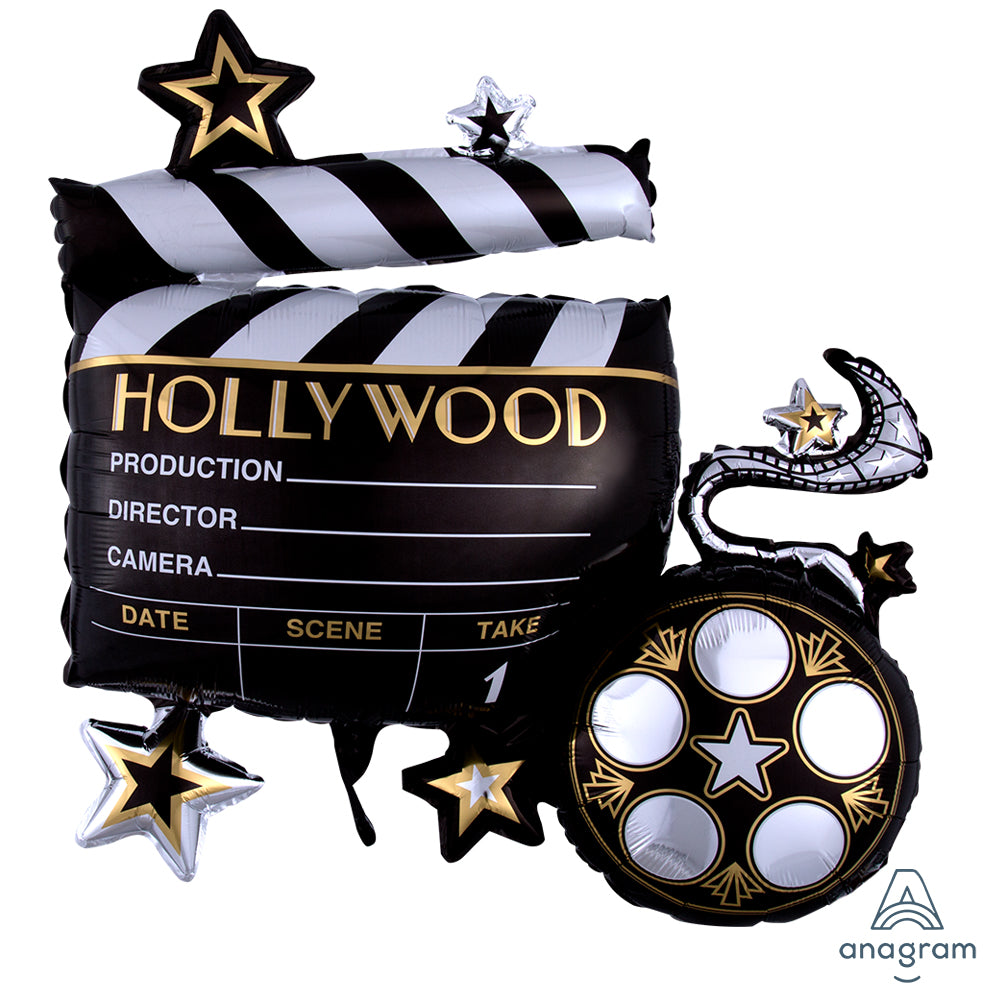 SuperShape Foil Balloon Lights Camera Action 76x73cm ANAGRAM 3683301