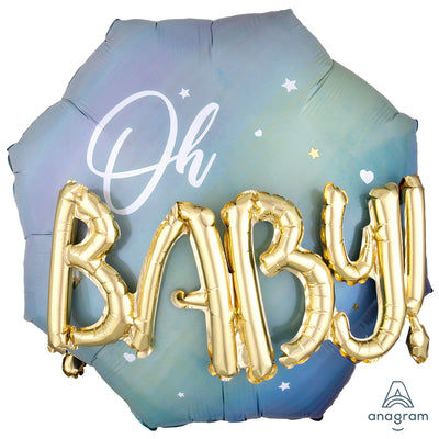 Multi-Balon Folie Blue Baby Boy 76x71cm ANAGRAM 3973401