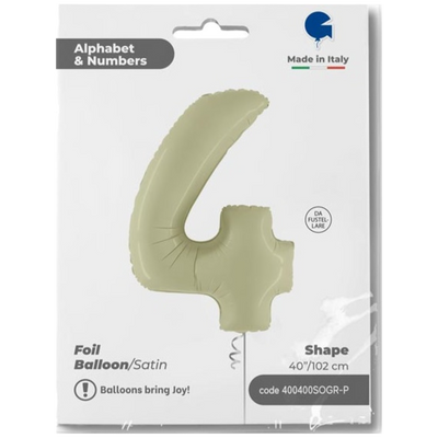 Balon Folie CIFRA 4 Olive 102 cm Grabo