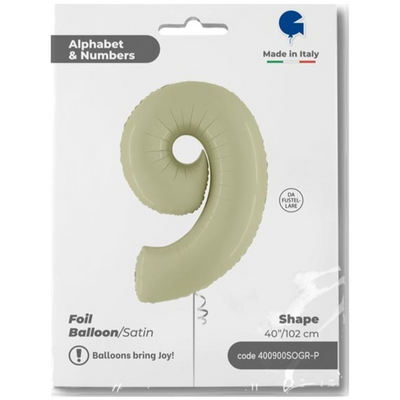 Balon Folie CIFRA 9 Olive 102 cm Grabo