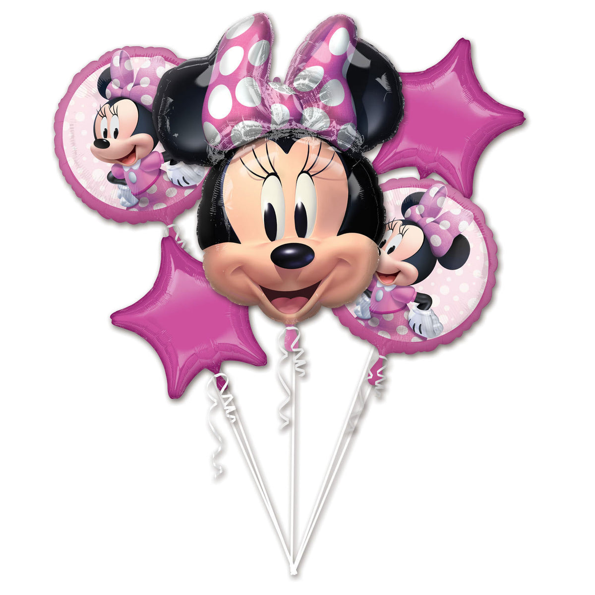 ANAGRAM Minnie Mouse 5-Foil Balloon Bouquet 4070601