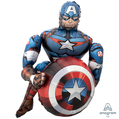 AirWalker Balloon Foil Avengers Captain America 86x142cm ANAGRAM 4071301