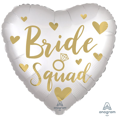 Balon Folie Inima Satin Bride Squad 43cm ANAGRAM