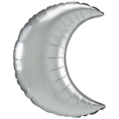 Balon Folie SEMI-LUNA Platinum Satin 66cm AMS 41834