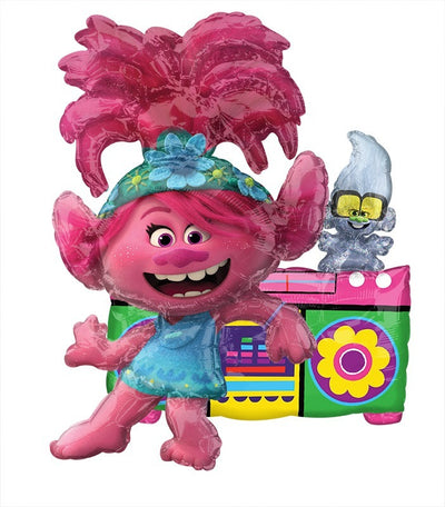 Multi-Balon Folie Trolls World Tour Poppy 58cm ANAGRAM 4219311