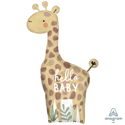 SuperShape Balon Folie Giraffe Jungle Baby 63x106cm ANAGRAM 4492301