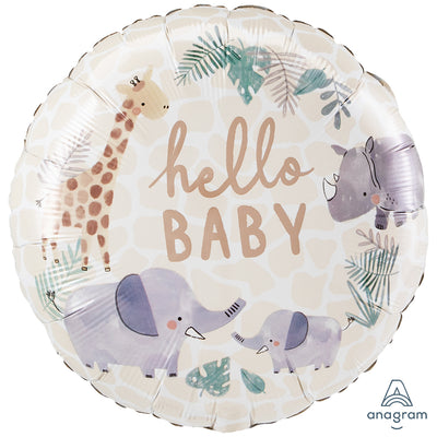 Foil Balloon Soft Jungle Baby 43cm ANAGRAM 4492401