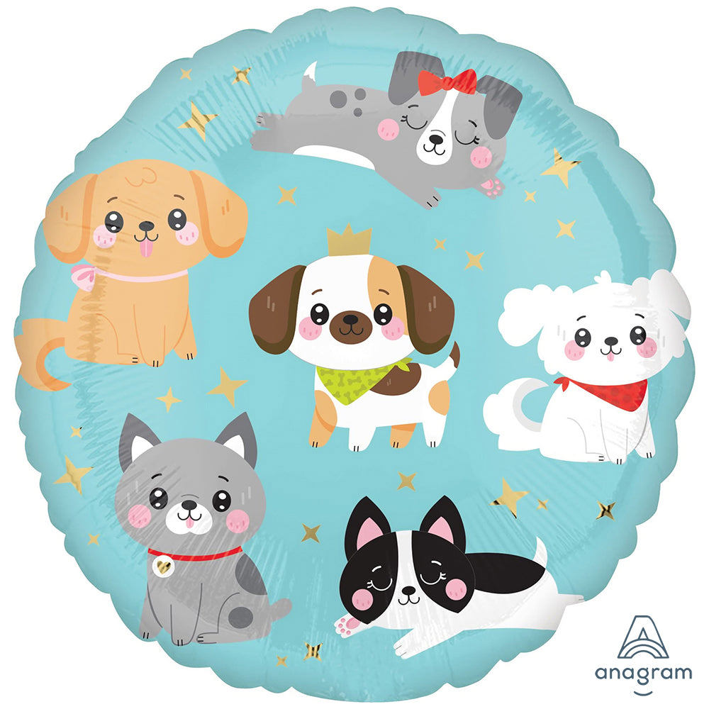 Kawaii Puppy Foil Balloon 45cm ANAGRAM 4790101