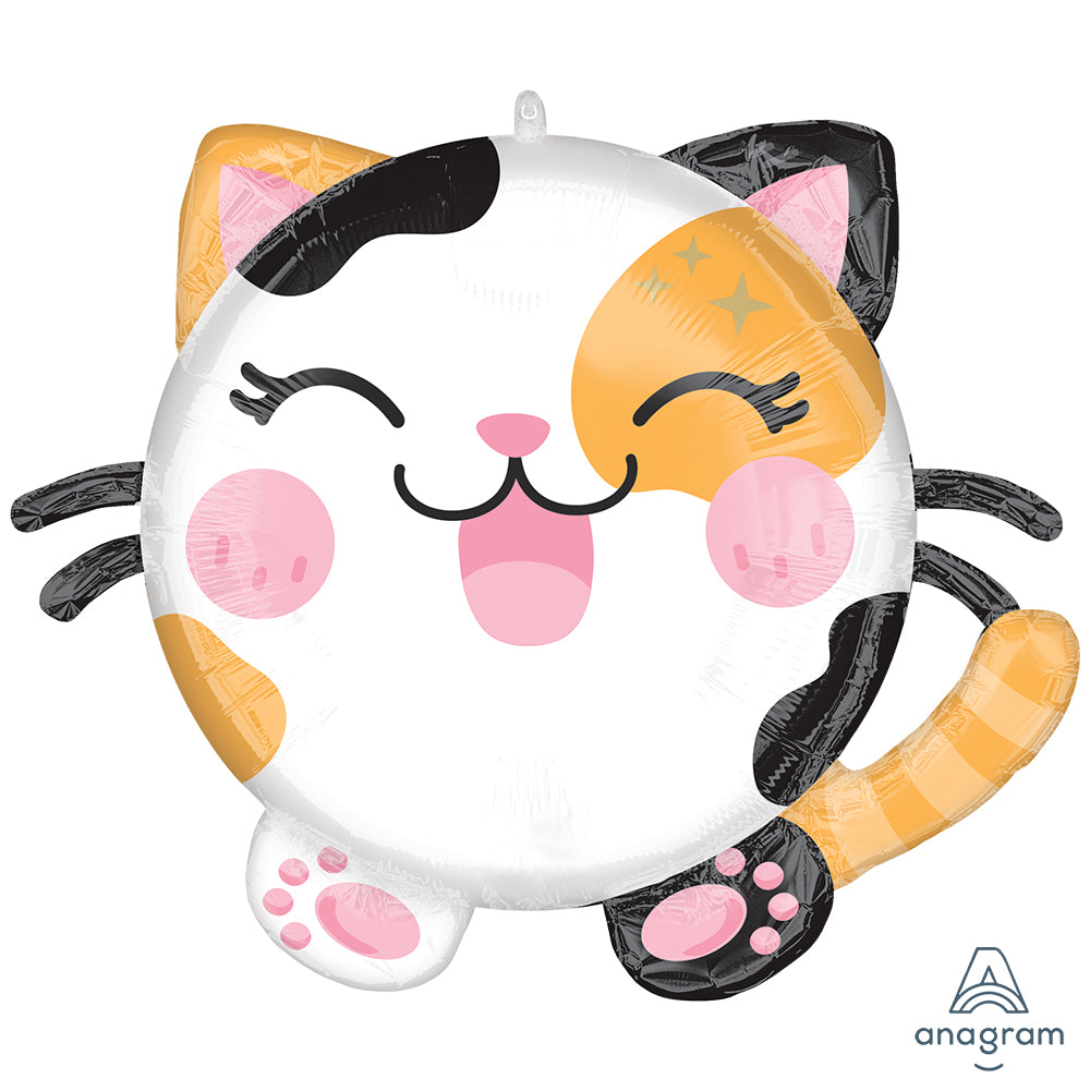 SuperShape Kawaii Kitten Roly Polies Foil Balloon ANAGRAM 4792001