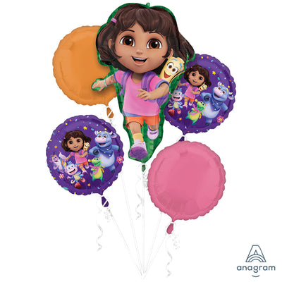 Bouquet 5 Balloons Dora the Explorer ANAGRAM 48409