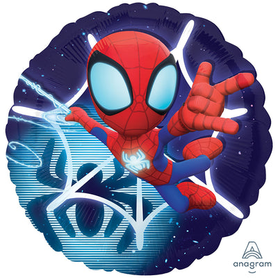 Spidey & His Amazing Friends Round Foil Balloon 45cm ANAGRAM 48416