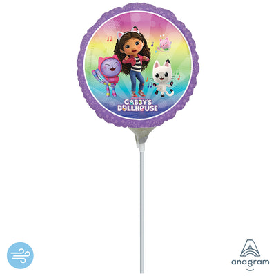 MiniShape Foil Balloon (AIR) Gabby's Dollhouse 22cm ANAGRAM 48530
