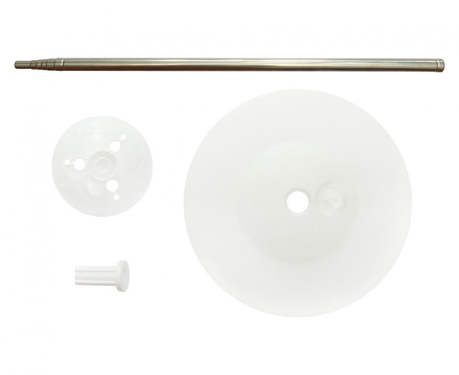 Telescopic balloon stand, max height 165cm