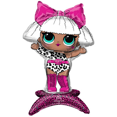 LOL Surprise Diva Figure Foil Balloon 40 x 58cm Amscan 42568