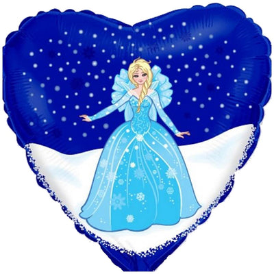 Balon Folie Inima Frozen Elsa 45cm