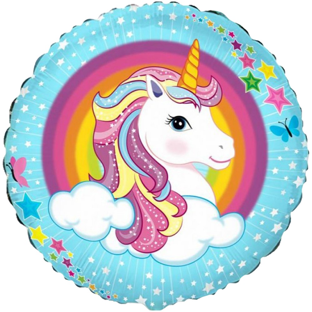 Balon Folie Rotund Unicorn Magic 45cm