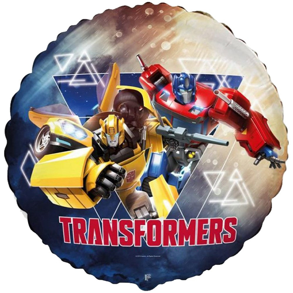 Round Foil Balloon Transformers 45cm