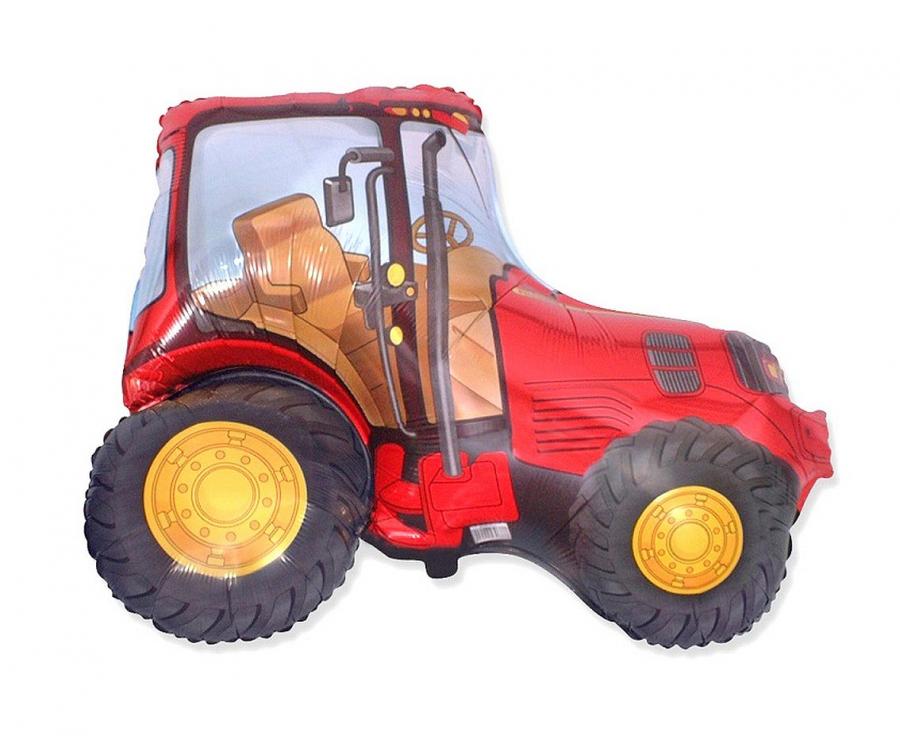 Balon Folie Figurina Tractor Rosu 60cm