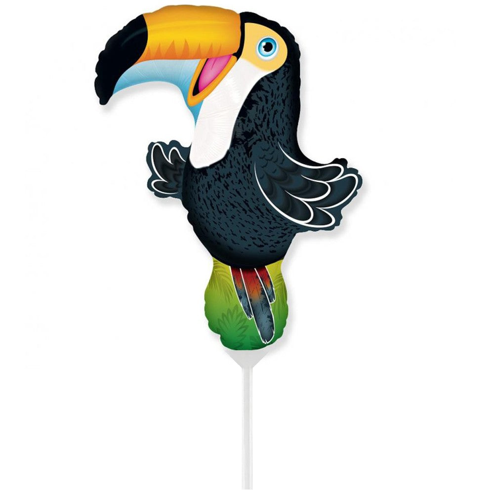 Foil Balloon Mini Tucan Figurine (AIR) 35cm