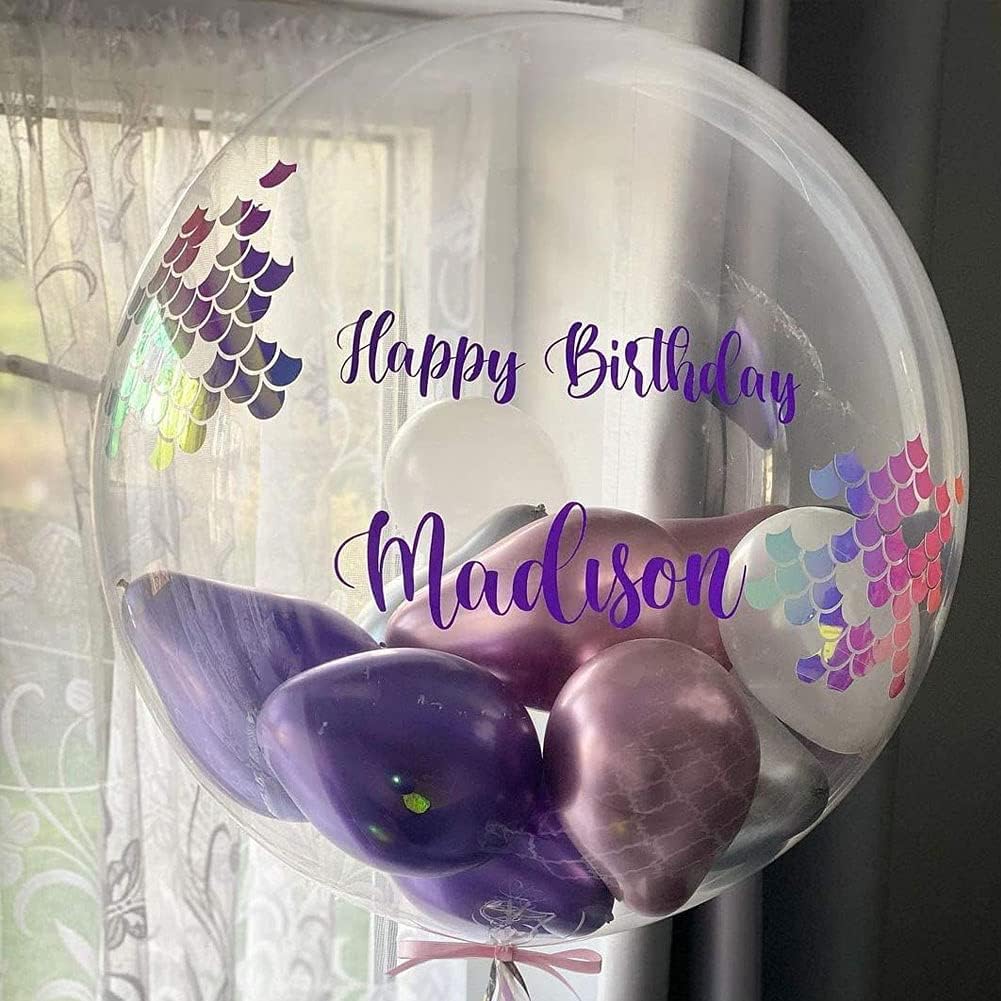 Balon BOBO PVC Transparent 60cm cu gura larga pt umplere