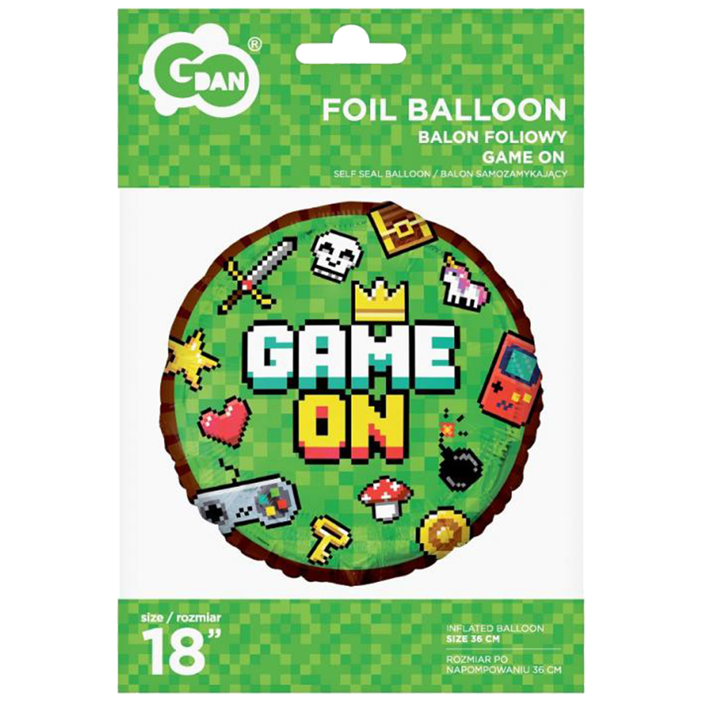 Foil Balloon Game ON 45cm