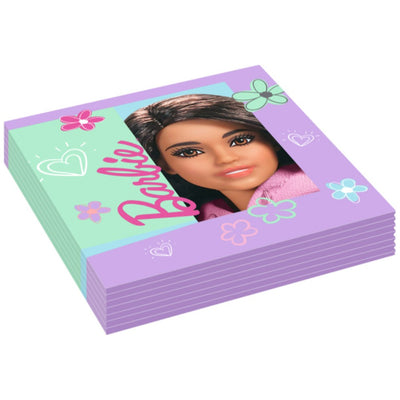 Set 16 Servetele Petrecere Barbie 33 x 33cm Amscan 9915483