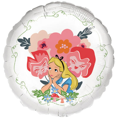 Balon Folie Alice in Tara Minunilor 43cm Amscan 9916007
