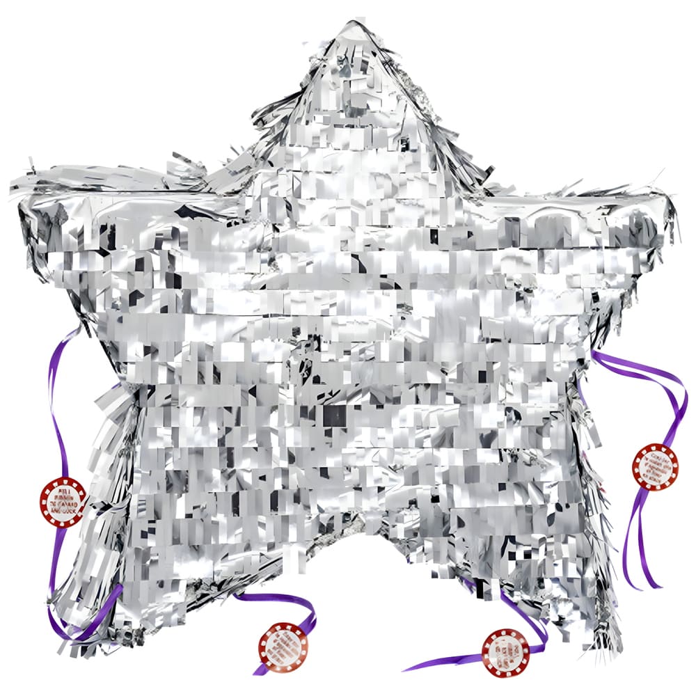 Pinata Pliabila Stea Argintie 42x44cm 9917717