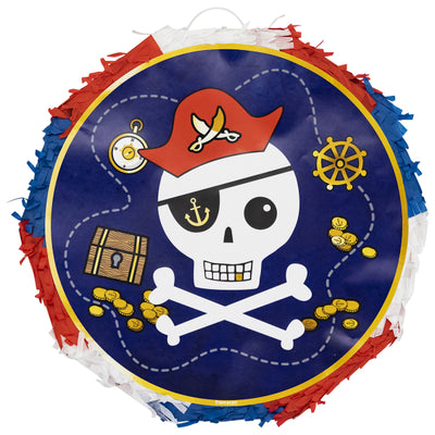 Foldable Pirate Pinata 32x32cm 9917725