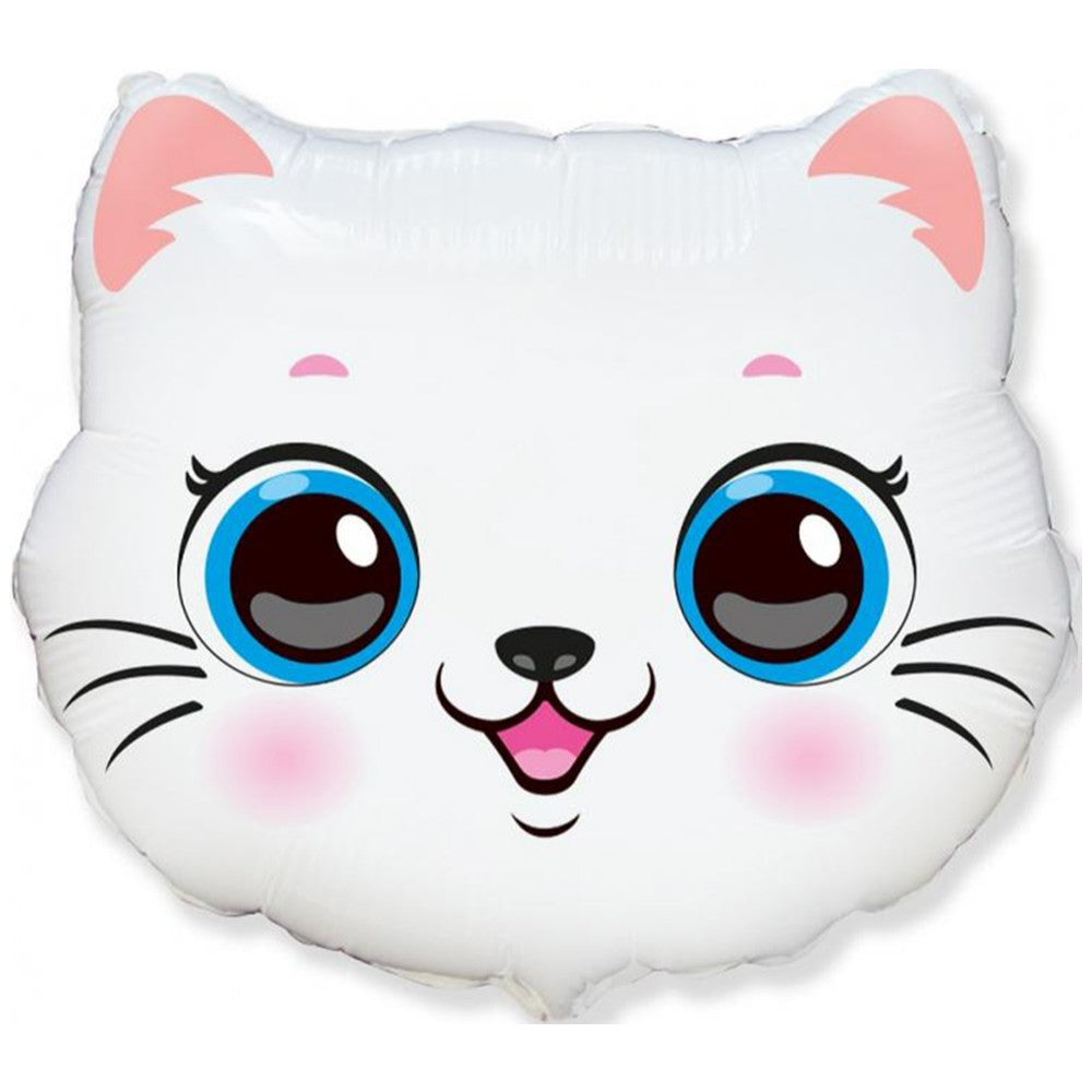 Foil Balloon Cat Head Figurine 60cm