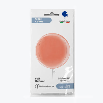 Balon Folie Sfera 4D Rose Gold 29 cm Grabo