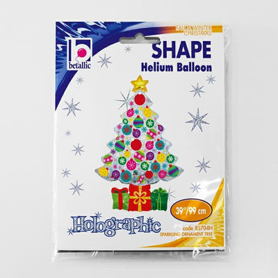 Foil Balloon Shiny Christmas Tree Figurine 99cm Grabo