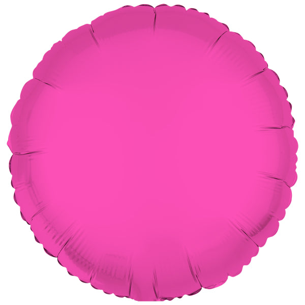 Balon Folie Rotund Roz Neon 43cm R-10032-PKG