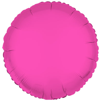 Balon Folie Rotund Roz Neon 43cm R-10032-PKG